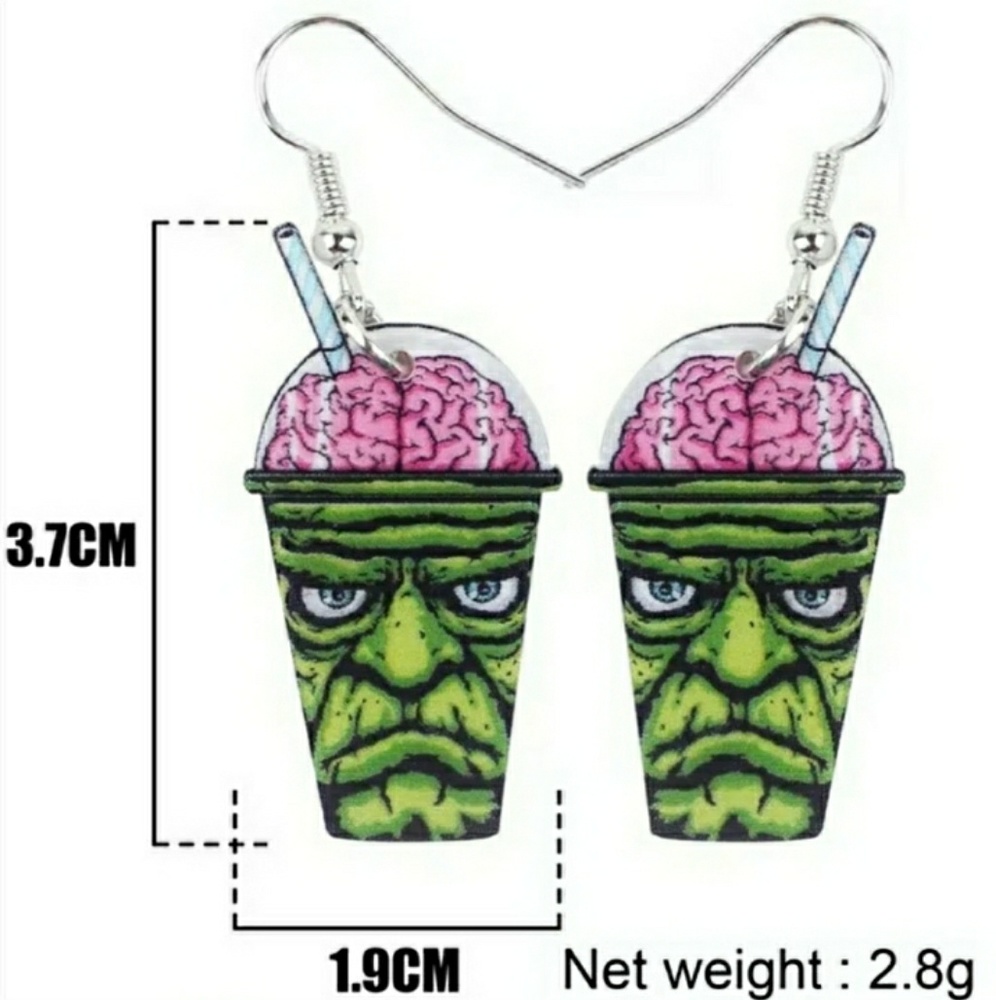 Spooky Brain Juice Earrings - Picture 4 of 4